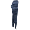 Load image into Gallery viewer, Missoni Blue / Silver Metallic 2022 Chevron Palazzo Trousers
