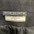 Load image into Gallery viewer, Bouchra Jarrar Black Button Front Mid Length Wool Coat
