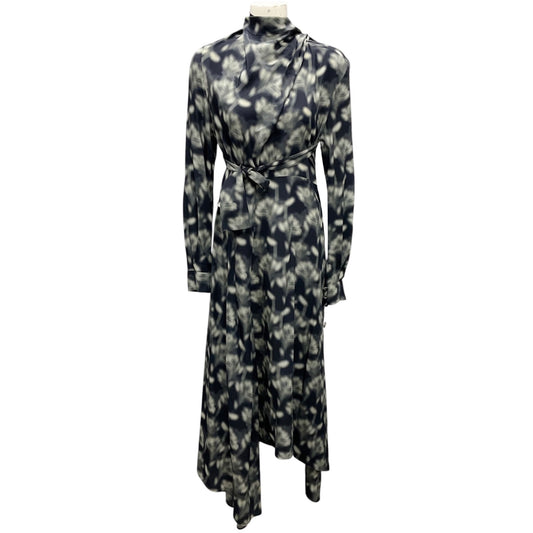 Petar Petrov Grey / Black Resort 2021 Silk Maxi Dress