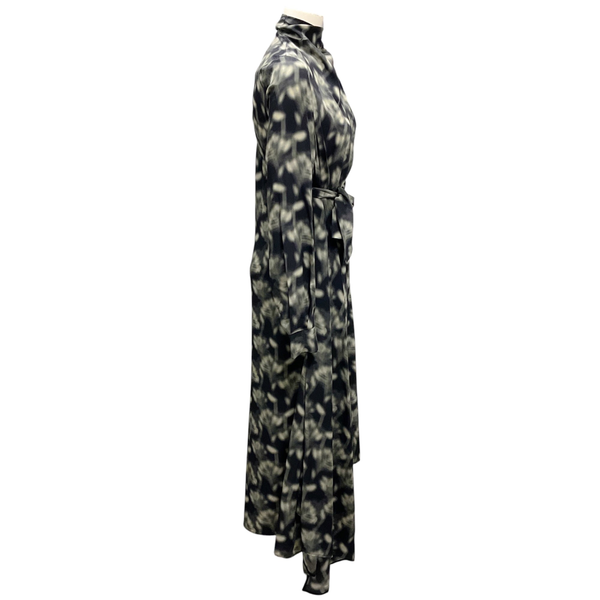 Petar Petrov Grey / Black Resort 2021 Silk Maxi Dress