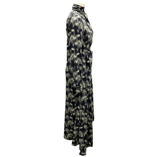 Petar Petrov Grey / Black Resort 2021 Silk Maxi Dress
