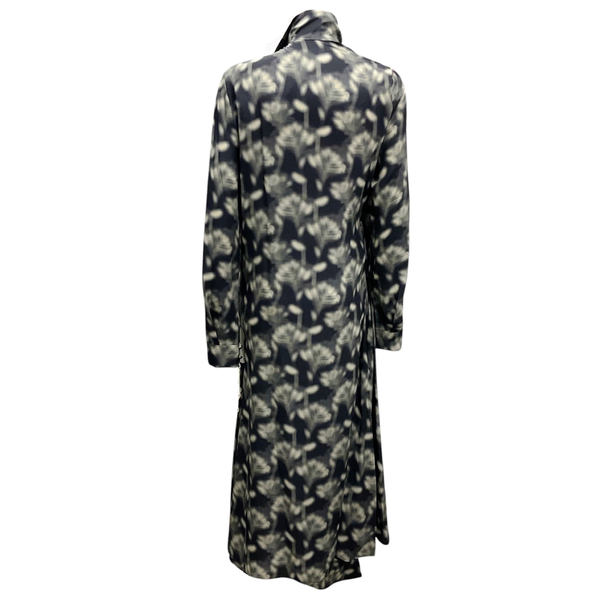 Petar Petrov Grey / Black Resort 2021 Silk Maxi Dress