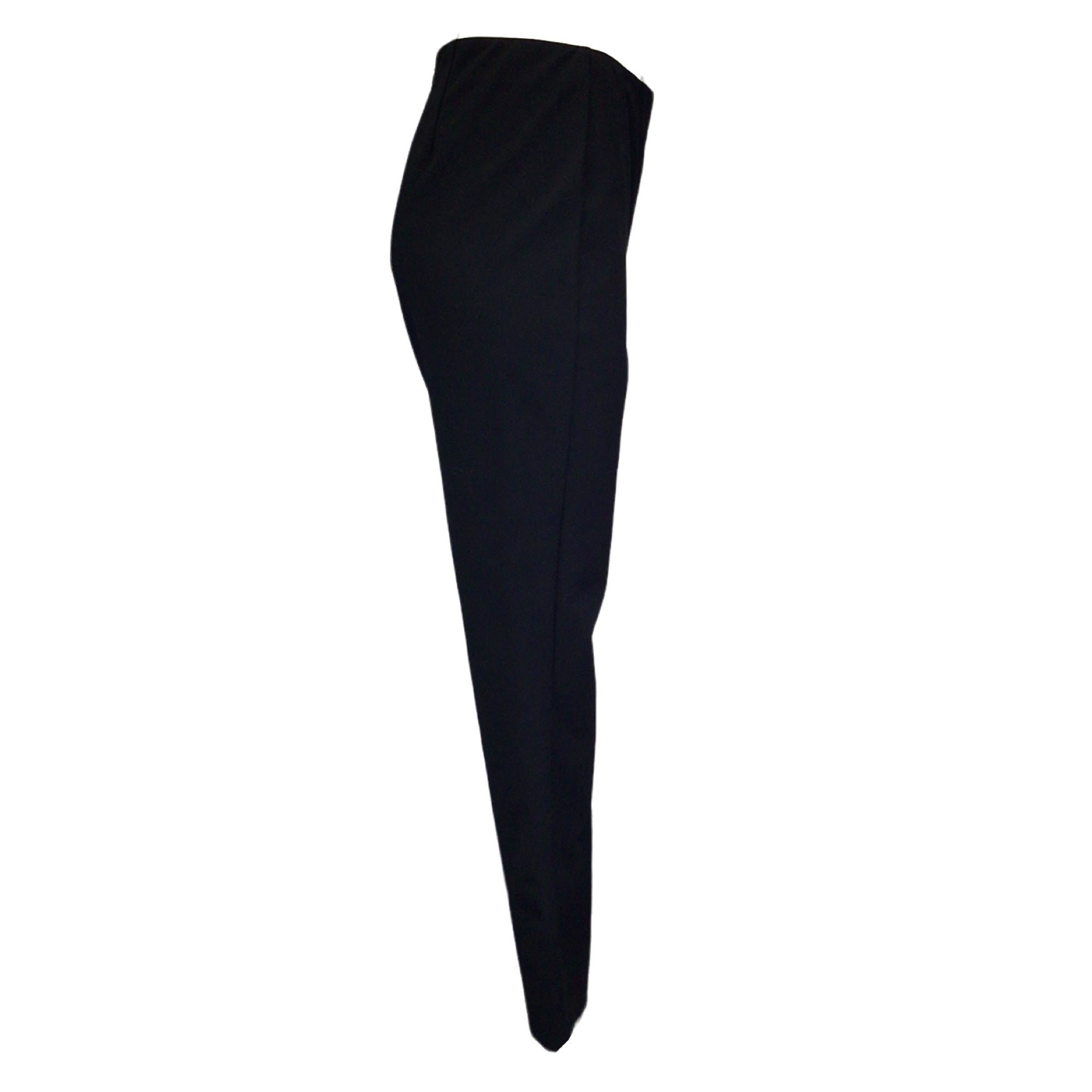 Rag & Bone Black Simone Equestrian Stretch Slim Fit Cropped Pant