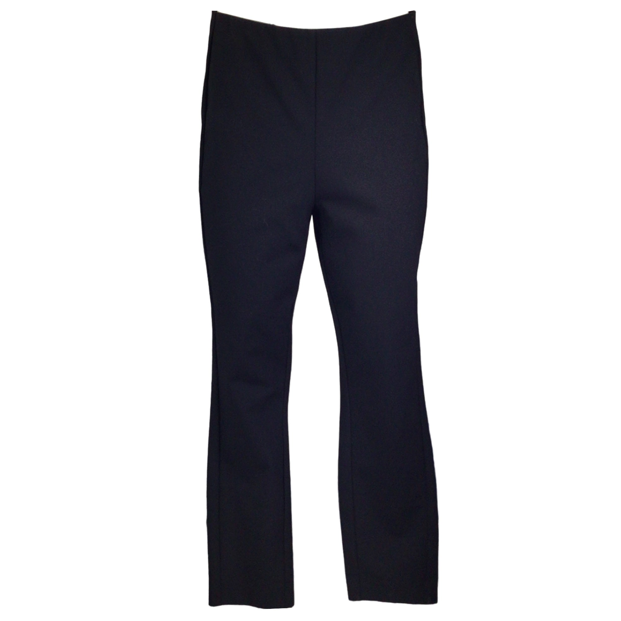 Rag & Bone Black Simone Equestrian Stretch Slim Fit Cropped Pant