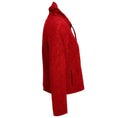 Load image into Gallery viewer, Akris Punto Red Zip Front Embroidered Crochet Wool Knit Jacket
