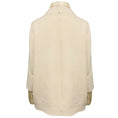 Load image into Gallery viewer, Herno Light Blush Pink / Champagne / Gold Metallic Trimmed Zip Front Wool Coat

