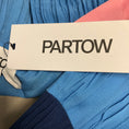 Load image into Gallery viewer, Partow Navy / Pink / Blue Sunset Milo Crinkle Colorblock Skirt
