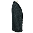 Load image into Gallery viewer, Akris Punto Charcoal Grey Multi Fringed Tweed Blazer Jacket
