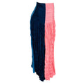 Load image into Gallery viewer, Partow Navy / Pink / Blue Sunset Milo Crinkle Colorblock Skirt
