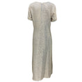 Load image into Gallery viewer, St. John Light Blue / Rose Gold Metallic Sequined Knit Gown / Maxi Dress
