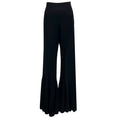 Load image into Gallery viewer, Valentino Vintage Black Flared Wool Pants
