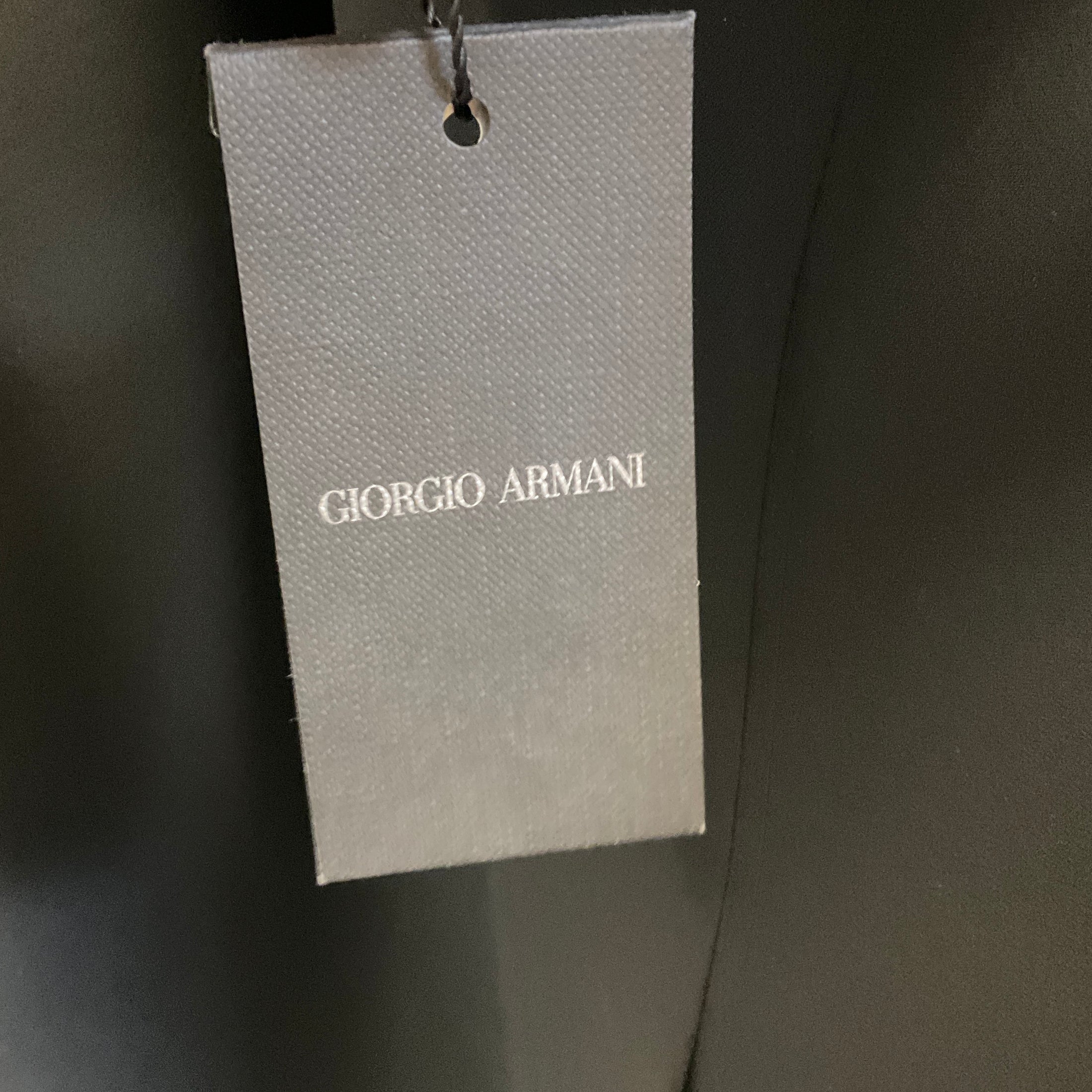 Giorgio Armani Black Silk Crepe Shorts