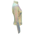 Load image into Gallery viewer, A.W.A.K.E. MODE Mint Turtleneck Paillette Top
