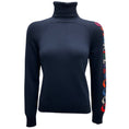 Load image into Gallery viewer, Chanel Navy Multi 2017 Gabrielle Coco Cashmere Knit Pullover Sweater

