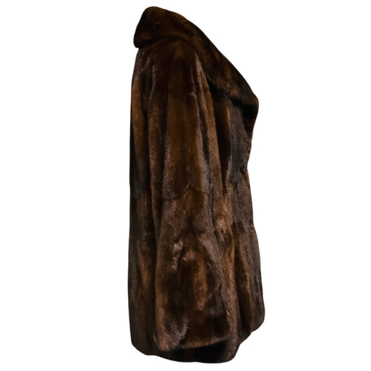 J. Mendel Brown Reversible Mink Fur Coat