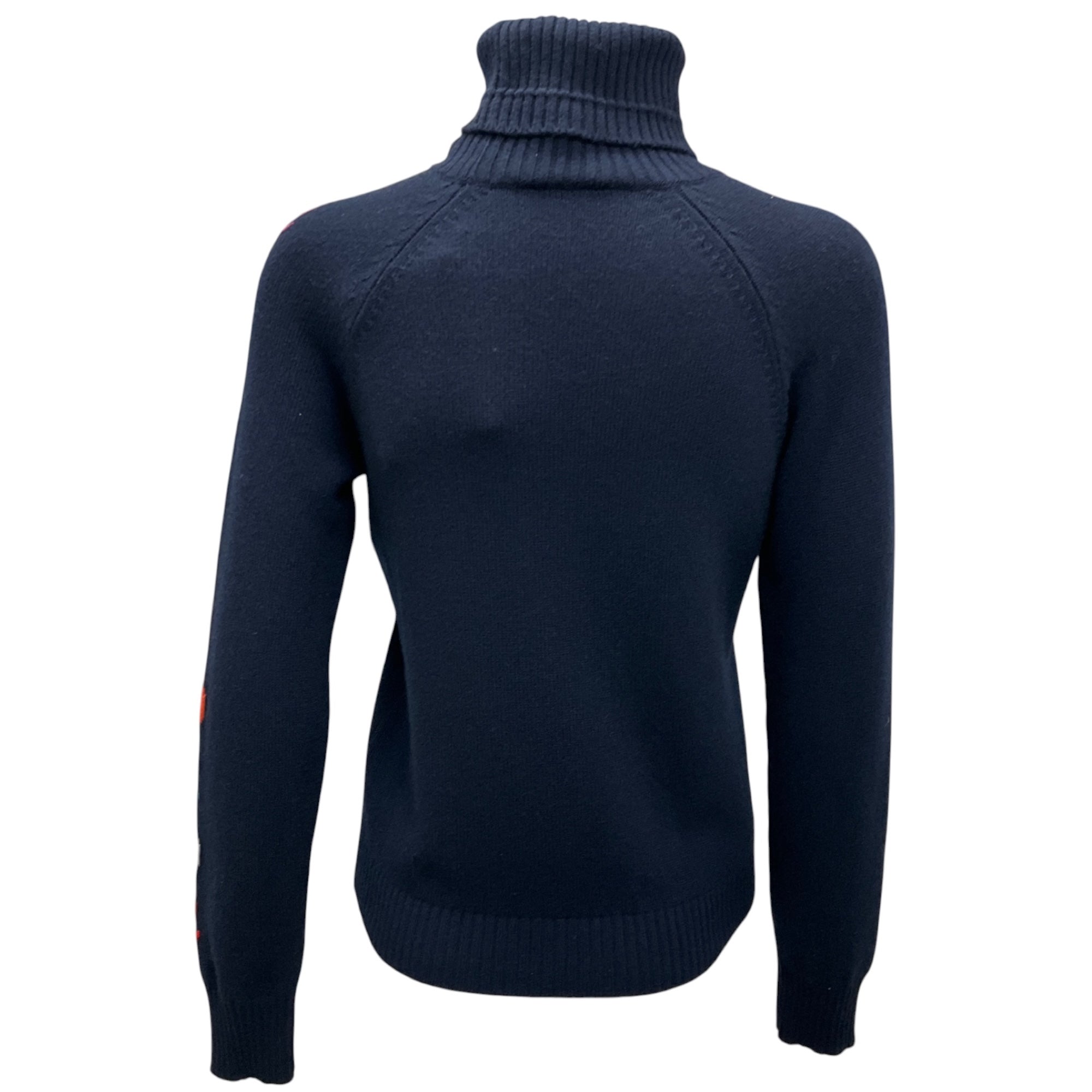 Chanel Navy Multi 2017 Gabrielle Coco Cashmere Knit Pullover Sweater