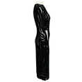 Load image into Gallery viewer, Versace Black Jersey Velour Jacquard Zebra Midi Dress
