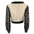 Load image into Gallery viewer, Dries van Noten Black  / Tan Sequin and Lace Bomber Jacket

