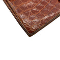 Load image into Gallery viewer, Hermes Vintage Light Brown Alligator Skin Leather 24 Faubourg Saint Honore Handbag

