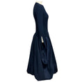 Load image into Gallery viewer, Simkhai Midnight Kenlie Taffeta Knit Midi Dress

