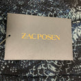 Load image into Gallery viewer, Zac Posen Ocean Blue Python Metallic Jacquard Cocktail Midi Dress
