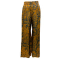 Load image into Gallery viewer, Golden Goose Golden Brown 2022 Notebook Print Satin Trousers
