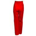 Load image into Gallery viewer, Ferragamo Red Wool Crepe Pants / Trousers
