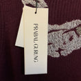 Load image into Gallery viewer, Prabal Gurung Grape Wine / Gunmetal Embroidered Sleeveless Knit Midi Dress
