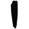 Load image into Gallery viewer, Jil Sander Black Wide Leg Viscose Knit Casual Pants

