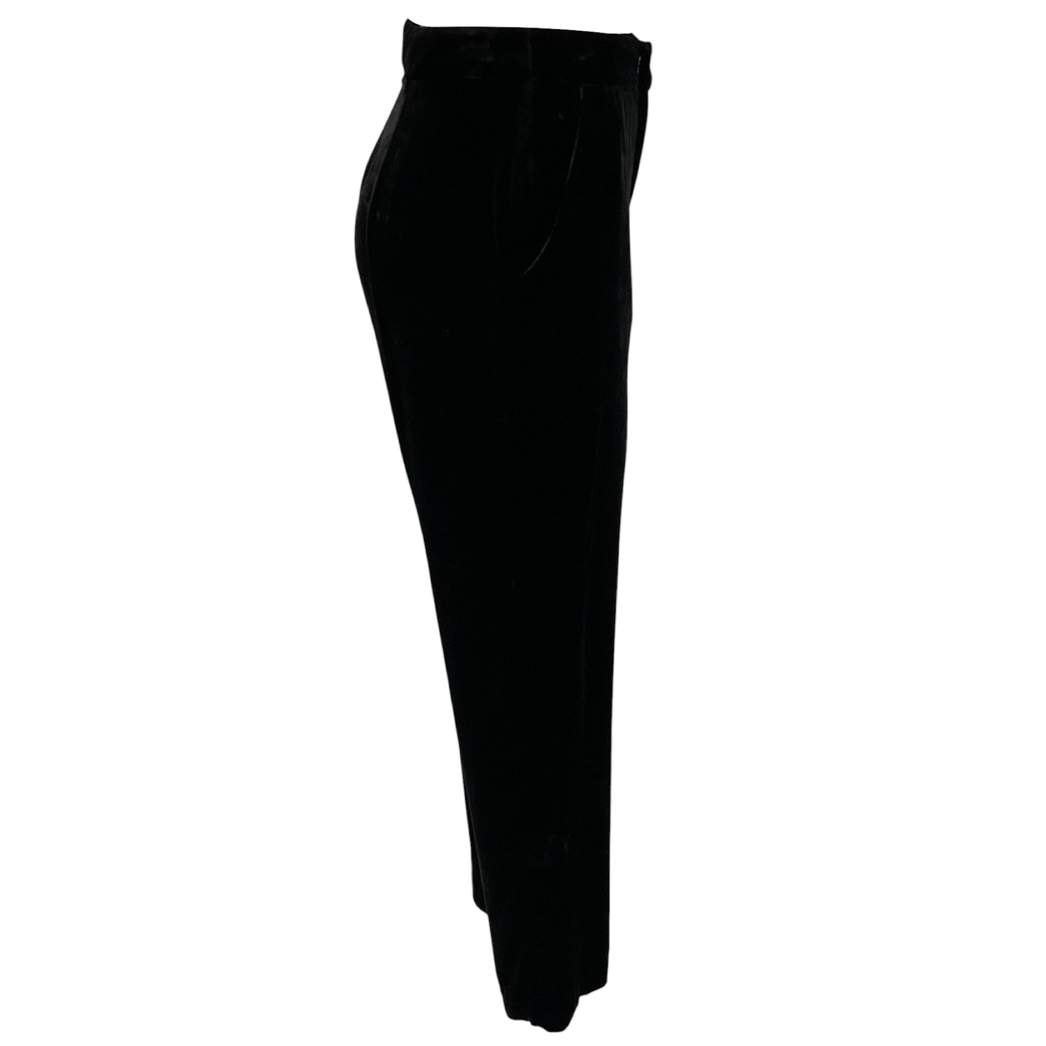 L'Agence Black Rebel Velvet Trouser