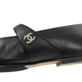 Load image into Gallery viewer, Chanel Black Lambskin Leather Mary Jane Ballet Flats
