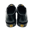 Load image into Gallery viewer, Valentino Black / Gold Roman Stud Leather Loafers
