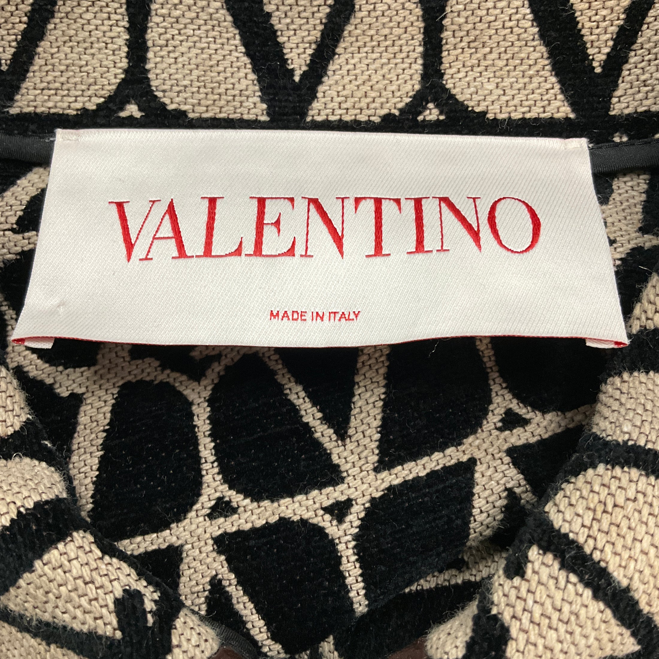 Valentino Beige / Black Toile Iconographe Cape