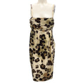 Load image into Gallery viewer, Moschino Cheap and Chic Olive Green / Brown Animal Print Babydoll Camisole Dress
