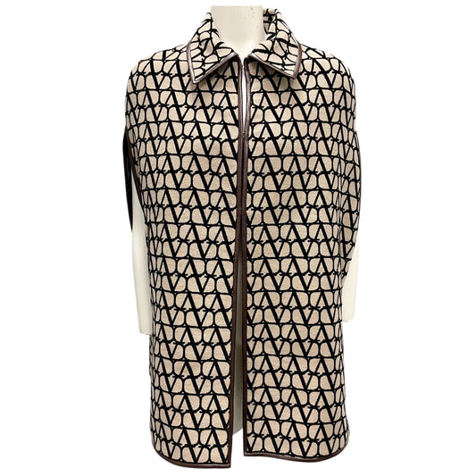Valentino Beige / Black Toile Iconographe Cape