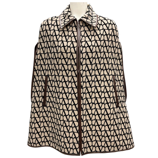 Valentino Beige / Black Toile Iconographe Cape
