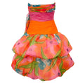 Load image into Gallery viewer, Lawrence Vintage Orange / Pink Multi Floral Strapless Dress
