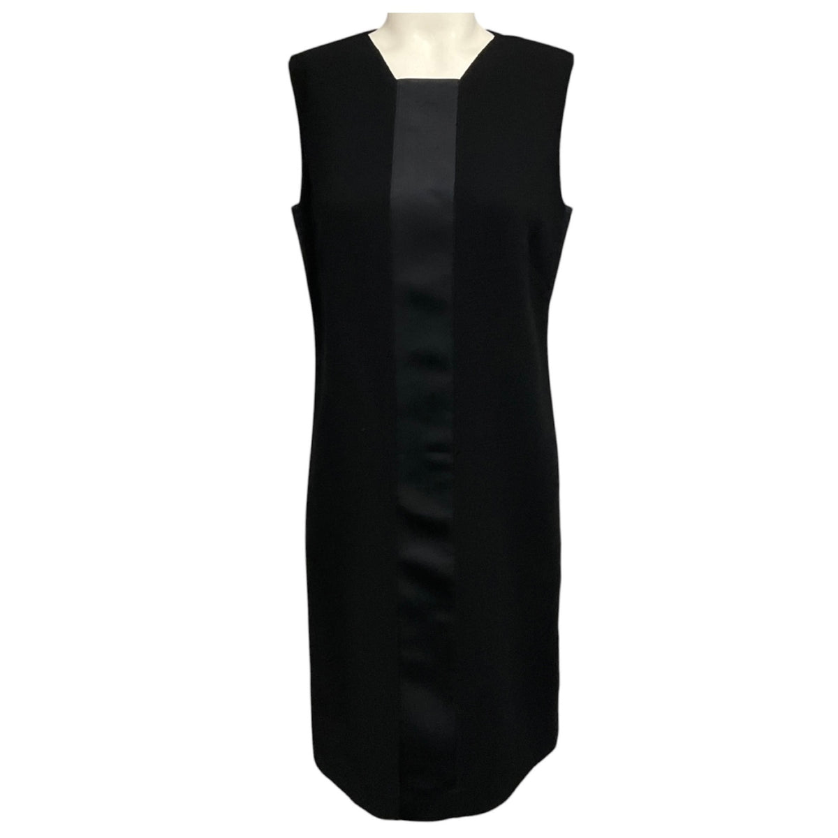 Bill Blass Vintage Black Satin Trimmed Wool Gauze Jacket and Dress Suit Set