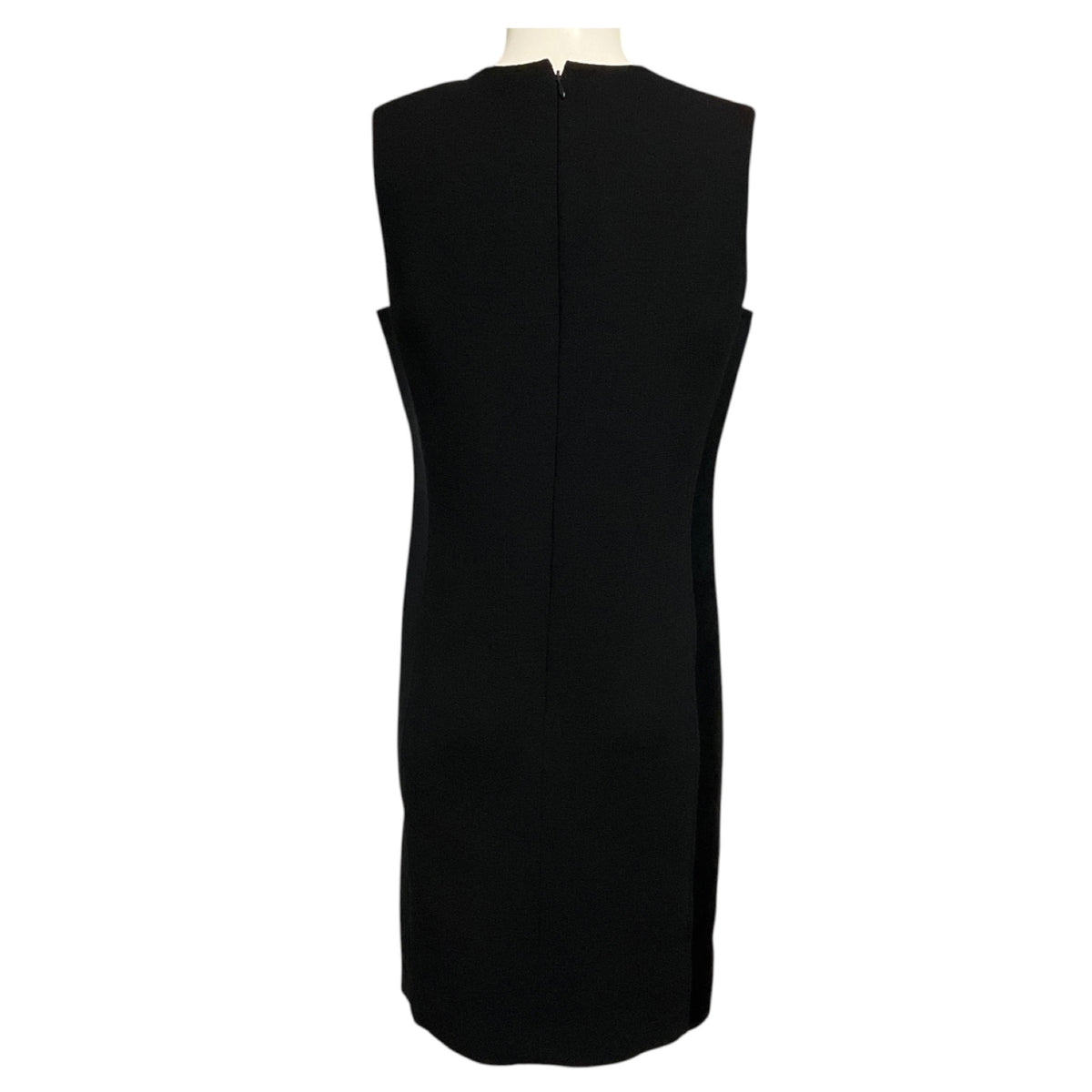 Bill Blass Vintage Black Satin Trimmed Wool Gauze Jacket and Dress Suit Set