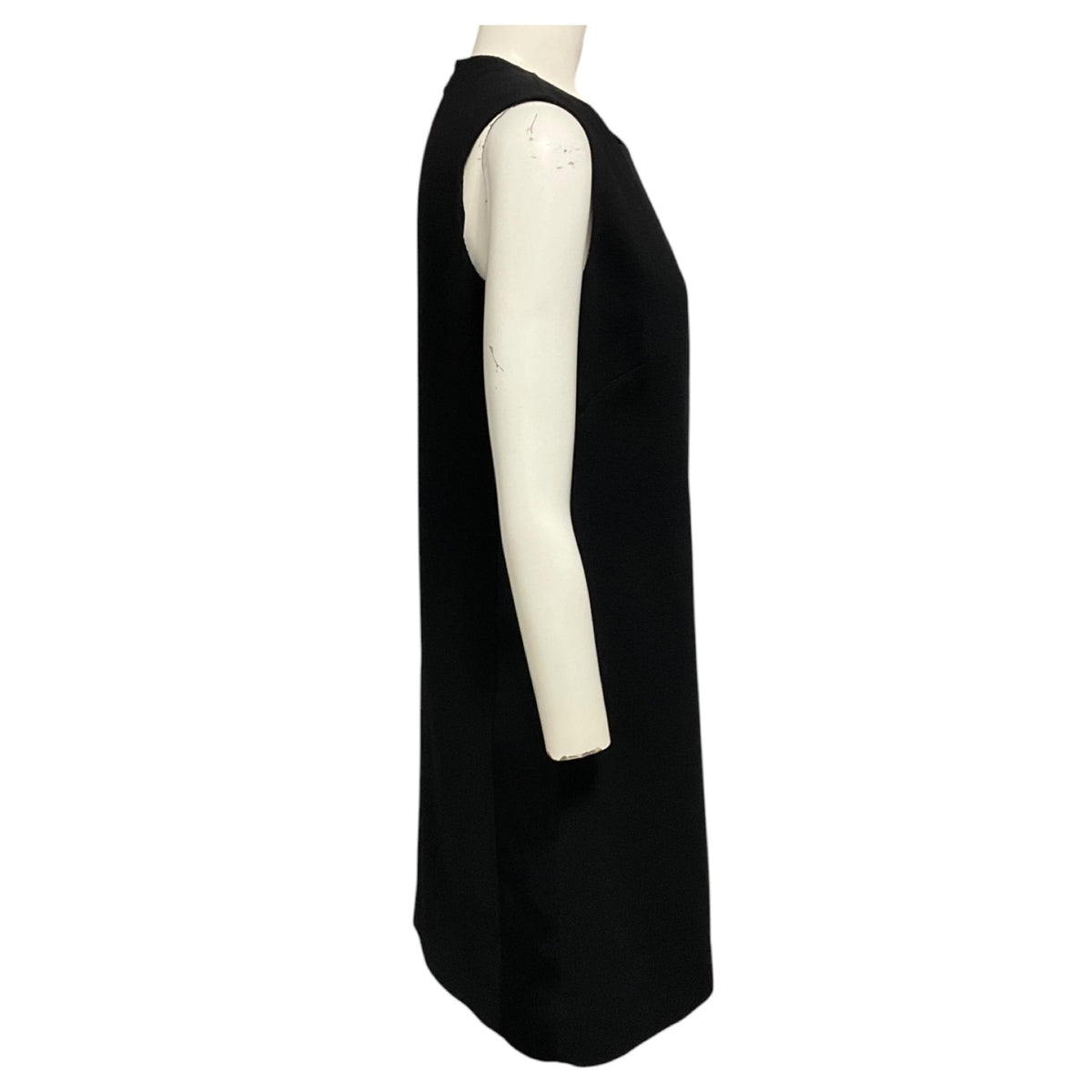 Bill Blass Vintage Black Satin Trimmed Wool Gauze Jacket and Dress Suit Set