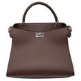 Load image into Gallery viewer, Michino Paris Brown Lutece Mini Taurillons Calfskin Leather Satchel
