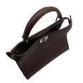 Load image into Gallery viewer, Michino Paris Brown Lutece Mini Taurillons Calfskin Leather Satchel
