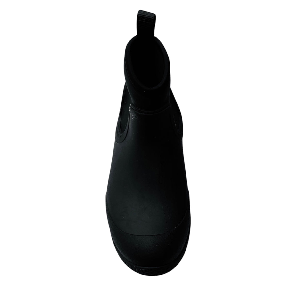Celine Black Rubber Ankle Boots