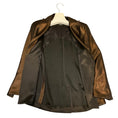 Load image into Gallery viewer, Akris Bronze Metallic Viscose Stretch Knit Blazer Jacket
