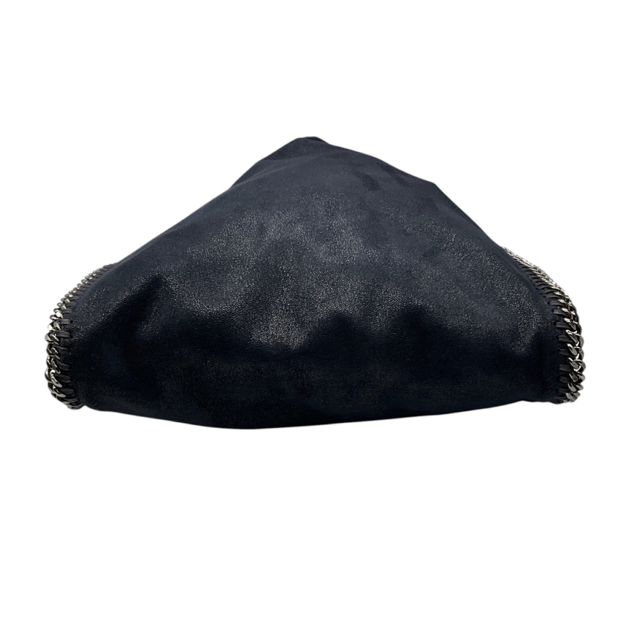 Stella McCartney Navy Blue Falabella Faux Leather Shaggy Deer Tote Bag