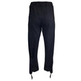 Load image into Gallery viewer, TWP Black Ankle Tie Detail Cropped Wool Stretch Pants
