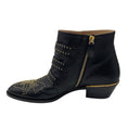 Load image into Gallery viewer, Chloe Black Susanna Studded Leather Ankle Boots
