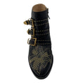 Load image into Gallery viewer, Chloe Black Susanna Studded Leather Ankle Boots
