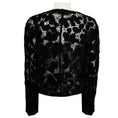 Load image into Gallery viewer, Krizia Black Sequin and Bead Embellished Cut Out Knit Blazer
