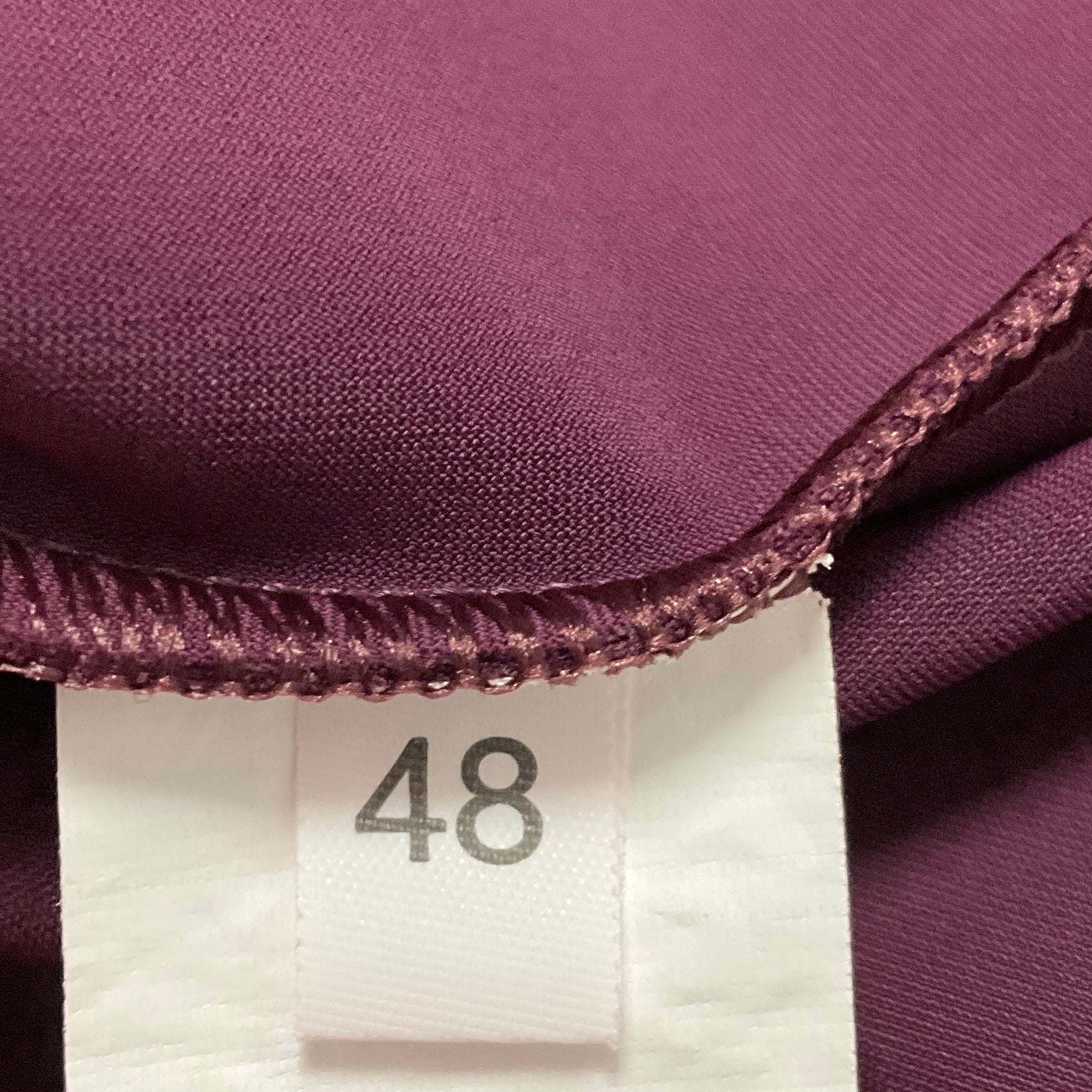Chiara Boni La Petite Robe Eggplant Purple One Purple Nylon Stretch Cocktail Dress